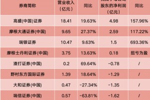 外资券商2024年业绩出炉！高盛领跑，多家净利翻倍