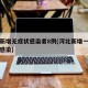 河北新增无症状感染者8例(河北新增一例无症状感染)