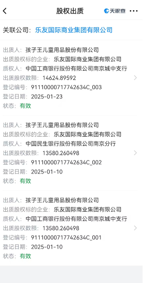 孩子王：业绩高度依赖乐友及理财收益	，质量问题频发、多子公司股权被全质押